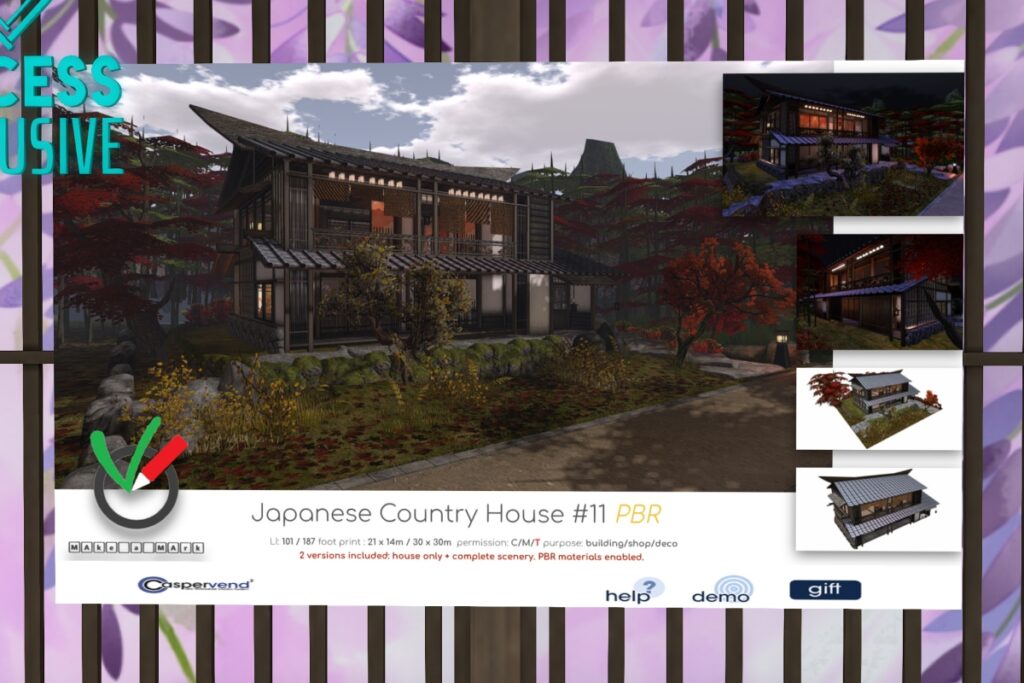 Japanese Country House #11, L$349