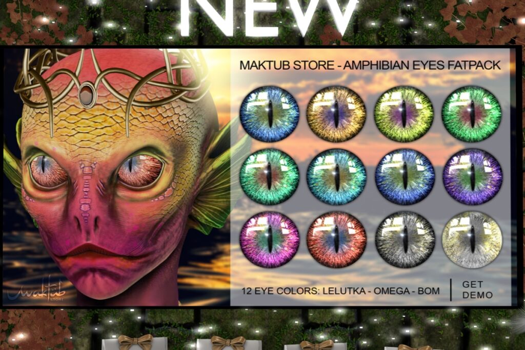 Amphibian Eyes - BOM/EvoX/Omega, L$299 FP