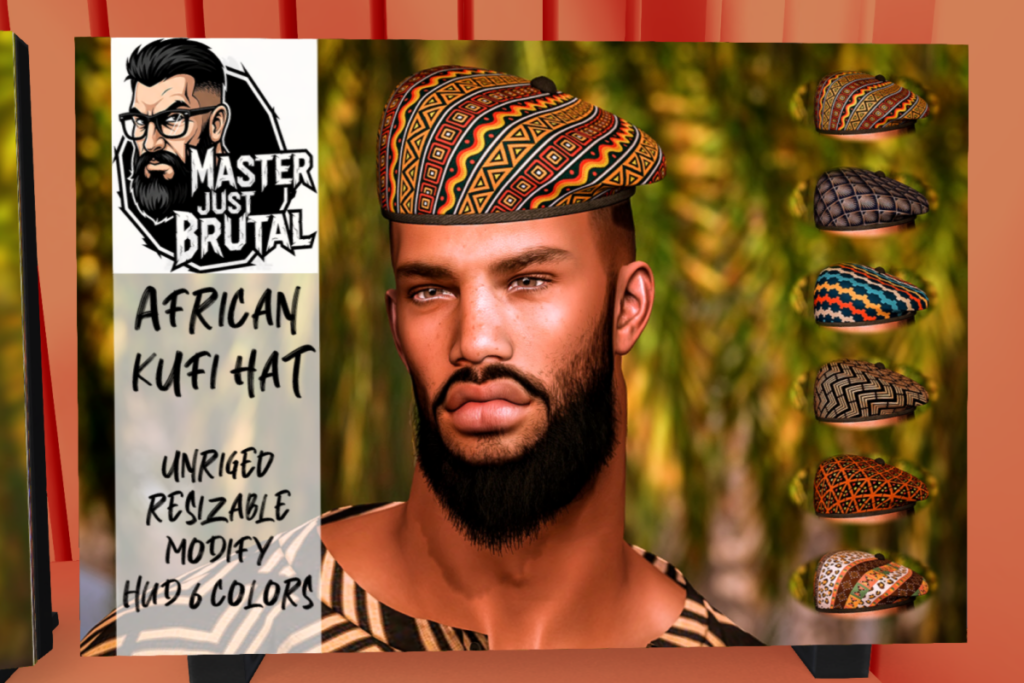 African Kufi Hat, L$250