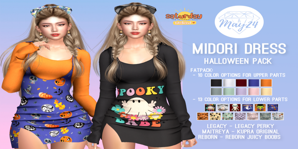 Midori Dress - Inithium/Legacy/Maitreya/Reborn/+mods	&lt;a href=&quot;http://maps.secondlife.com/secondlife/Highway%20Star/144/134/23&quot; target=&quot;_blank&quot;&gt;Teleport&lt;/a&gt;