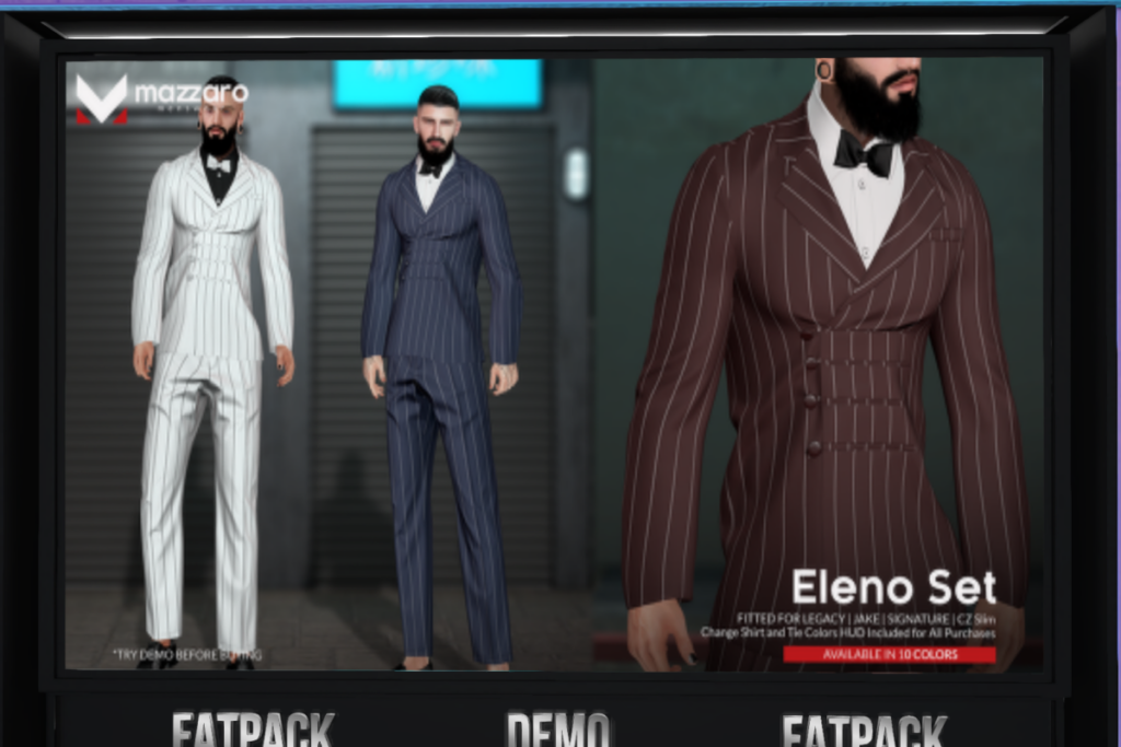 Eleno Set - CZ Clim/Jake/Legacy/Signature, L$230 each/L$930 each FP