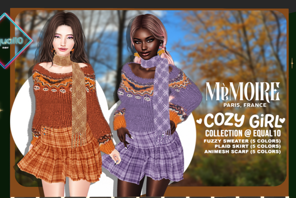 Cozy Girl Collection - Legacy, L$288 each/L$888-L$1888 each FP