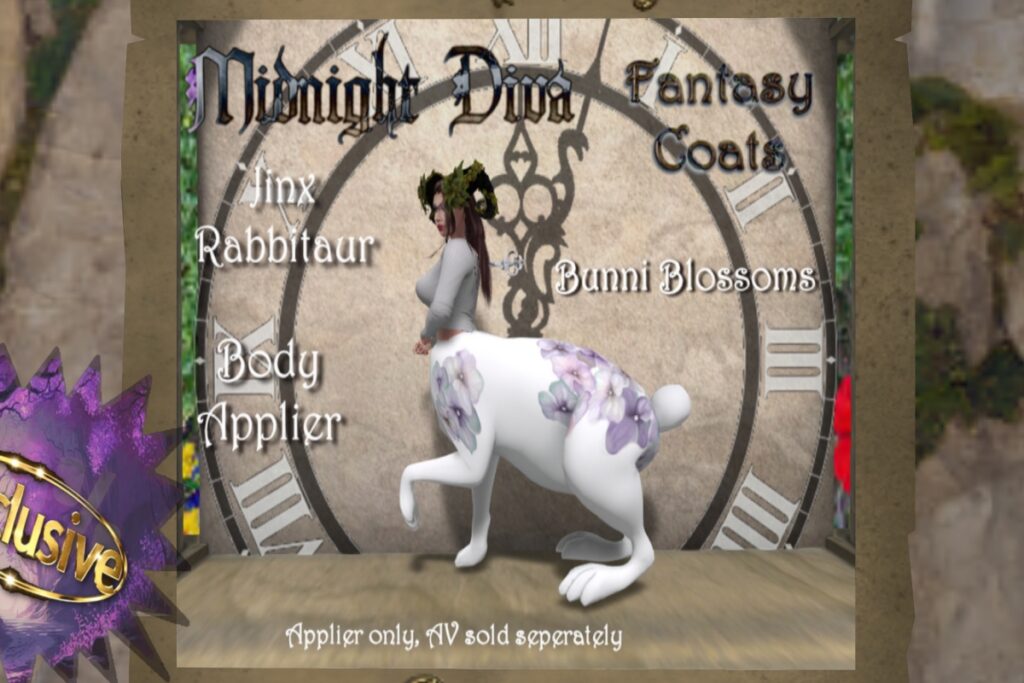 Fantasy Coats Mod Kit - Jinx Rabbitaur, L$350 each/L$960 FP