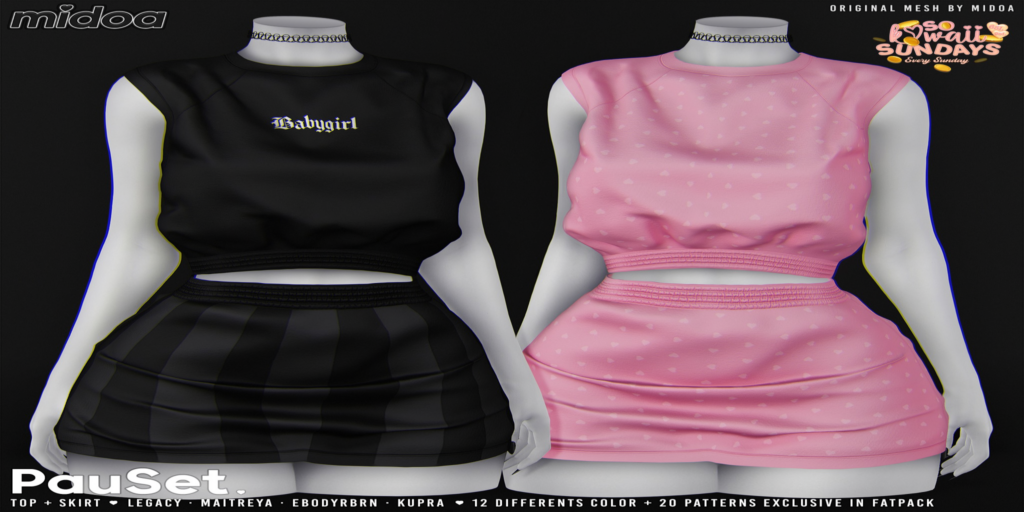 Pau Set - Inithium/Legacy/Maitreya/Reborn	&lt;a href=&quot;http://maps.secondlife.com/secondlife/Filhomes/19/70/2677&quot; target=&quot;_blank&quot;&gt;Teleport&lt;/a&gt;