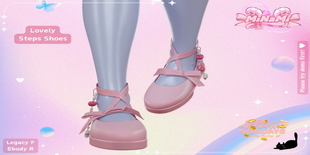 Lovely Steps Shoes - Legacy/Reborn	&lt;a href=&quot;http://maps.secondlife.com/secondlife/Notteterna/160/78/1121&quot; target=&quot;_blank&quot;&gt;Teleport&lt;/a&gt;