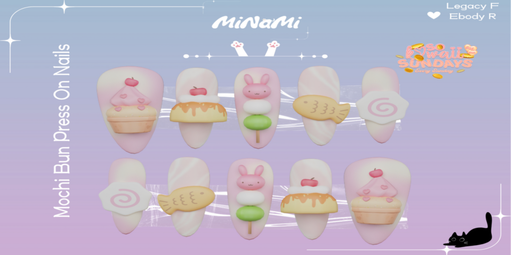 Mochi Bun Mesh Nails - Legacy/Reborn	&lt;a href=&quot;http://maps.secondlife.com/secondlife/Notteterna/160/78/1121&quot; target=&quot;_blank&quot;&gt;Teleport&lt;/a&gt;