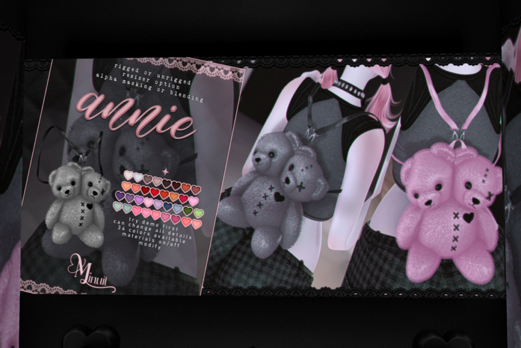 Annie Backpack, L$425-L$499 FP