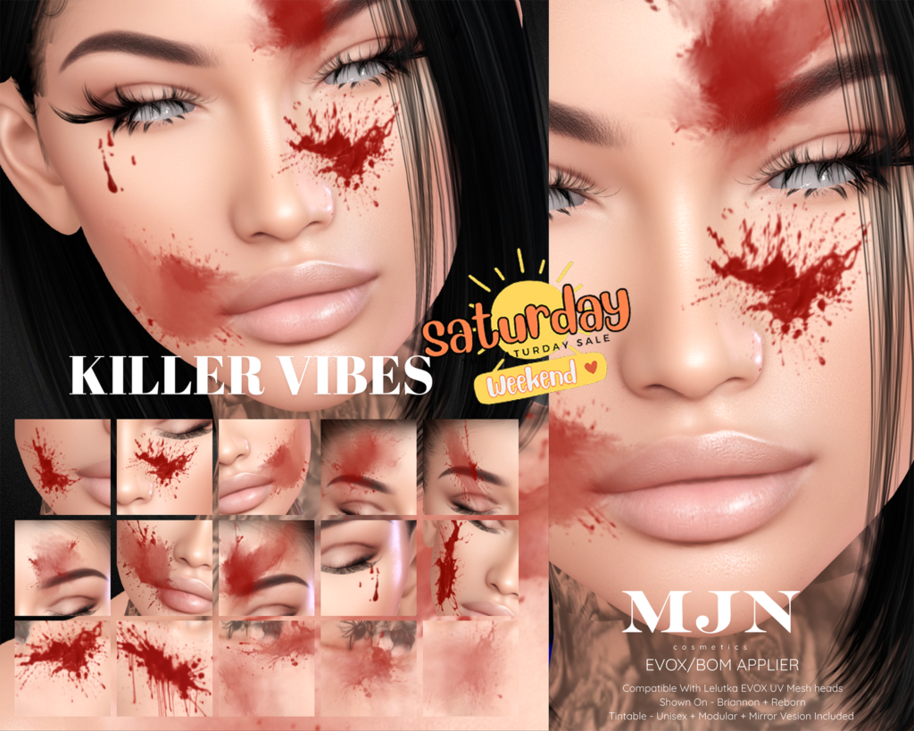 Killer Vibes Makeup - EvoX	&lt;a href=&quot;http://maps.secondlife.com/secondlife/Dragon%20Mountain/181/224/1381&quot; target=&quot;_blank&quot;&gt;Teleport&lt;/a&gt;