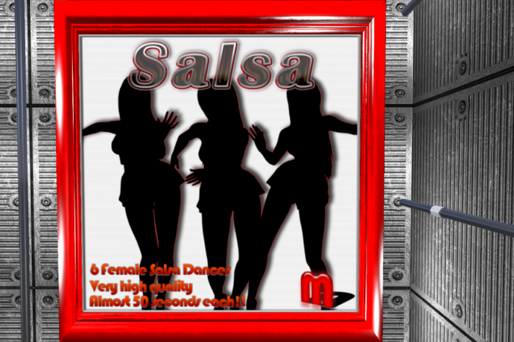 Salsa Dances, L$300 each/L$1620 FP