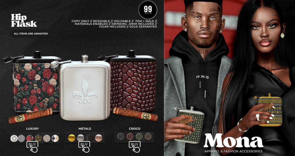Hip Flask Animated Holdable	&lt;a href=&quot;https://maps.secondlife.com/secondlife/Tulsa%20Time/97/217/1502&quot; target=&quot;_blank&quot;&gt;Teleport&lt;/a&gt;