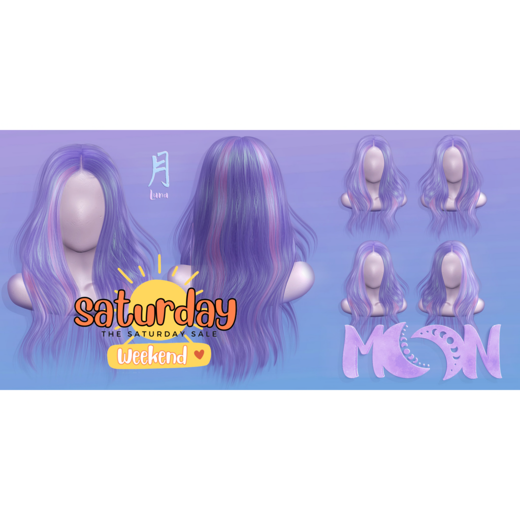 Luna Hairstyle	&lt;a href=&quot;http://maps.secondlife.com/secondlife/Lavender%20Island/216/33/2001&quot; target=&quot;_blank&quot;&gt;Teleport&lt;/a&gt;
