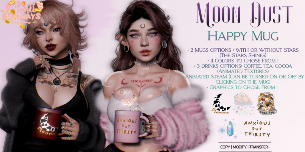 Happy Mug Holdable	&lt;a href=&quot;http://maps.secondlife.com/secondlife/Eagle%20District/190/217/2137&quot; target=&quot;_blank&quot;&gt;Teleport&lt;/a&gt;