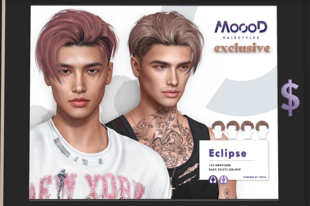 Eclipse Hairstyle, L$598 FP