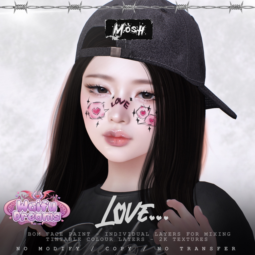 Love Face Paint - BOM