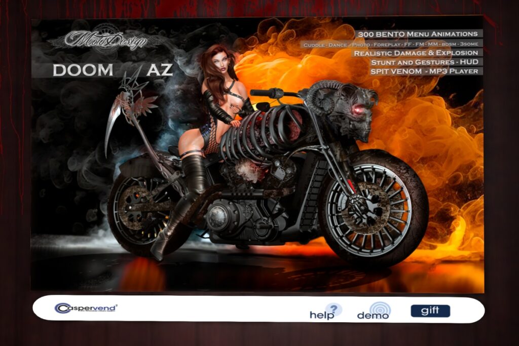 Doom AZ Driveable Motorcycle, L$1500