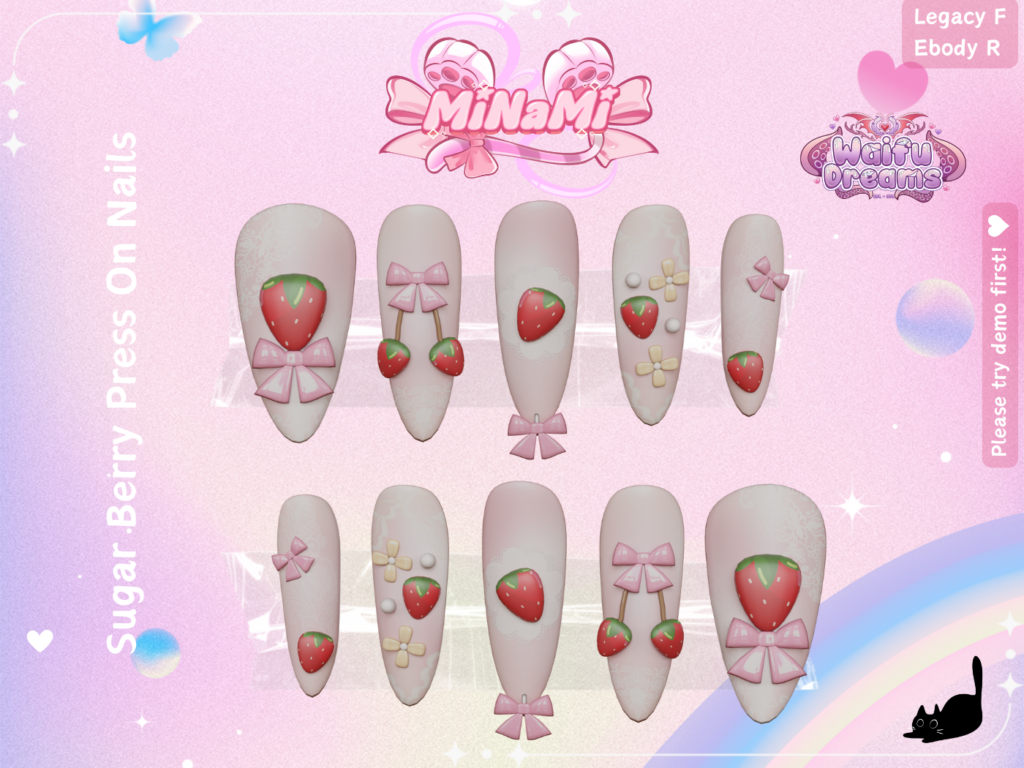 Sugar Berry Press On Nails - Legacy/Reborn