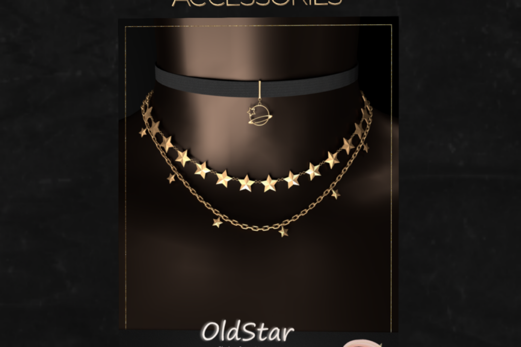 Old Star Necklace - Legacy/MaitreyaX/Reborn, L$250 each/L$600 FP