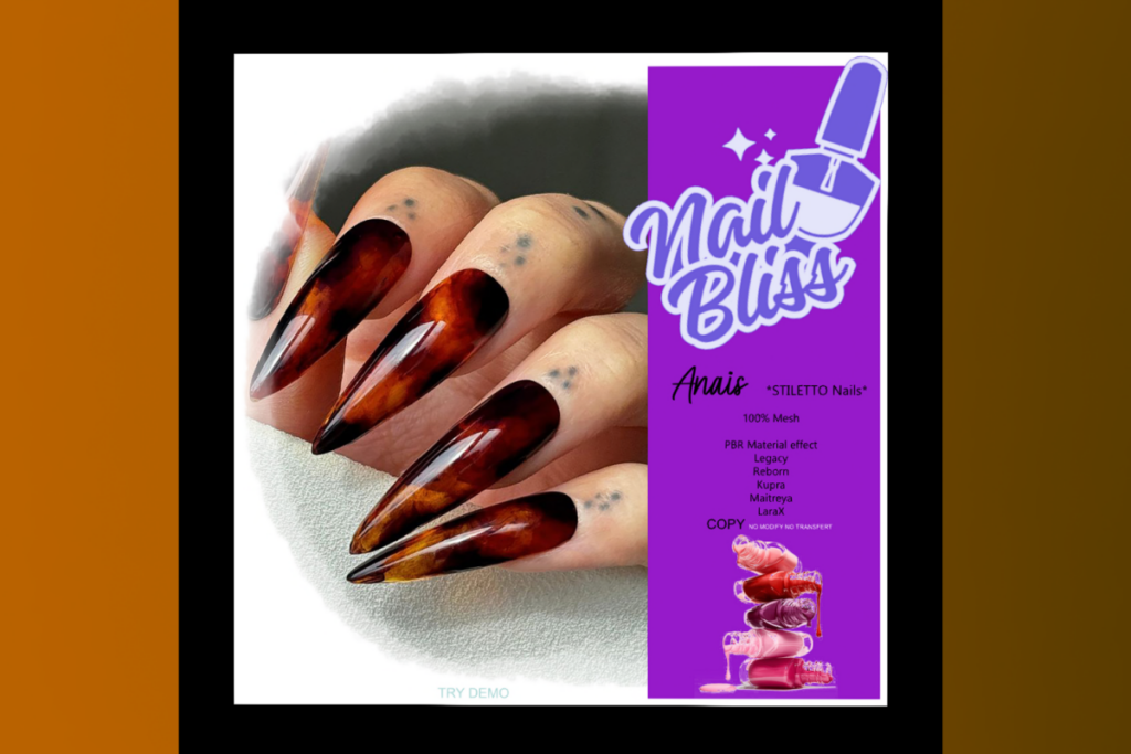 Anais Stiletto Nails - Inithium/Legacy/Maitreya/Reborn/+mods, L$280