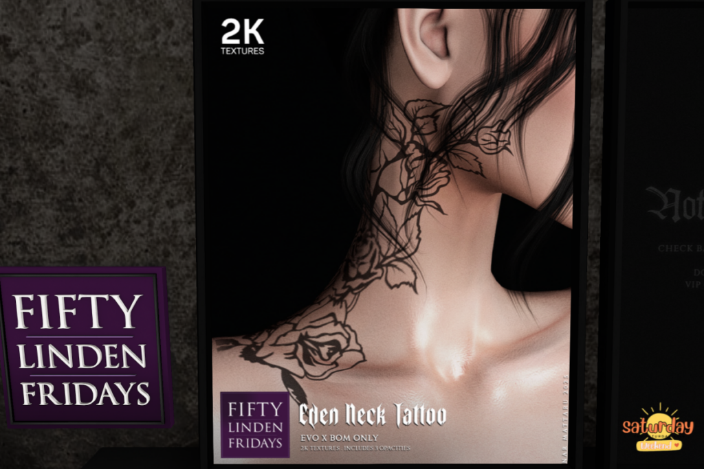Eden Neck Tattoo - EvoX	&lt;a href=&quot;http://maps.secondlife.com/secondlife/Nocturnal%20Collective/119/119/29&quot; target=&quot;_blank&quot;&gt;Teleport&lt;/a&gt;
