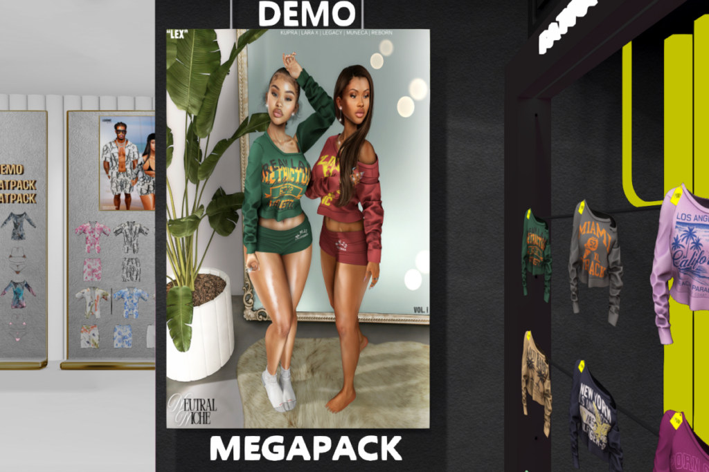 Lex Top &amp; Shorts - Inithium/Legacy/MaitreyaX/Reborn/Yentements, L$299-L$349 each/L$1199-L$1299 each FP/L$1999 MP