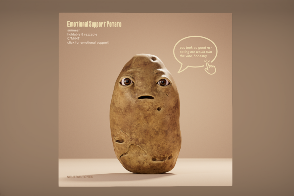 Emotional Support Potato, L$199