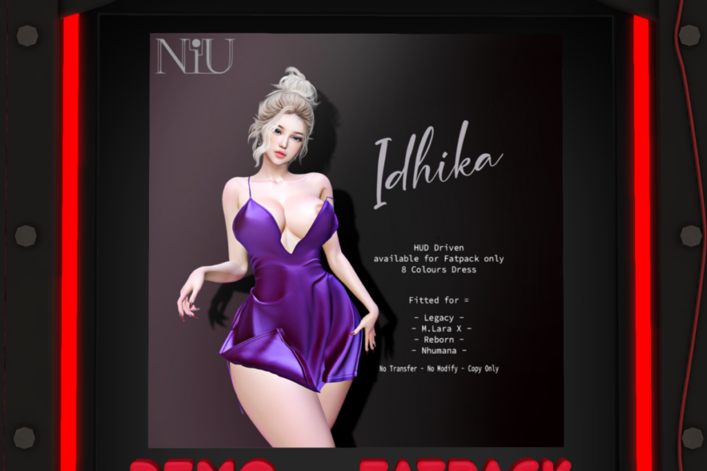 Idhika Dress - Legacy/MaitreyaX/Nhumana/Reborn, L$299 each/L$1199 FP