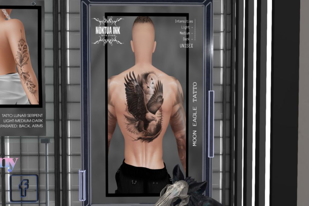 Moon Eagle Tattoo, L$275