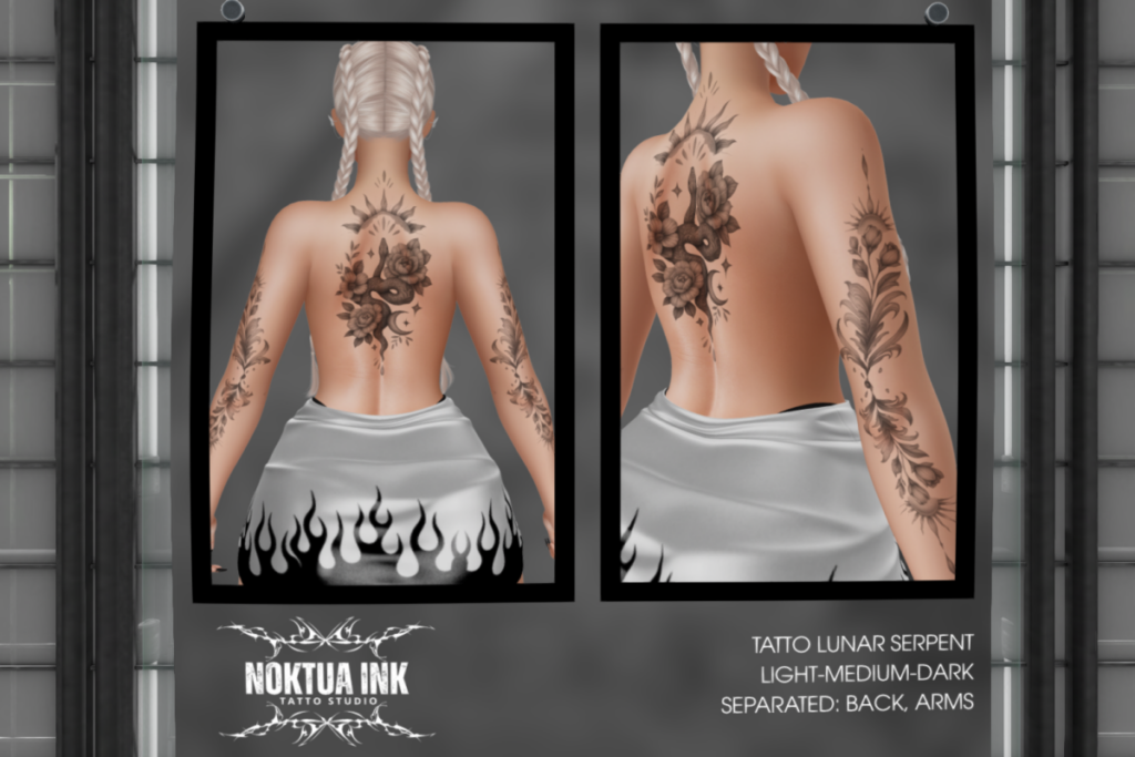 Lunar Serpent Tattoo, L$299