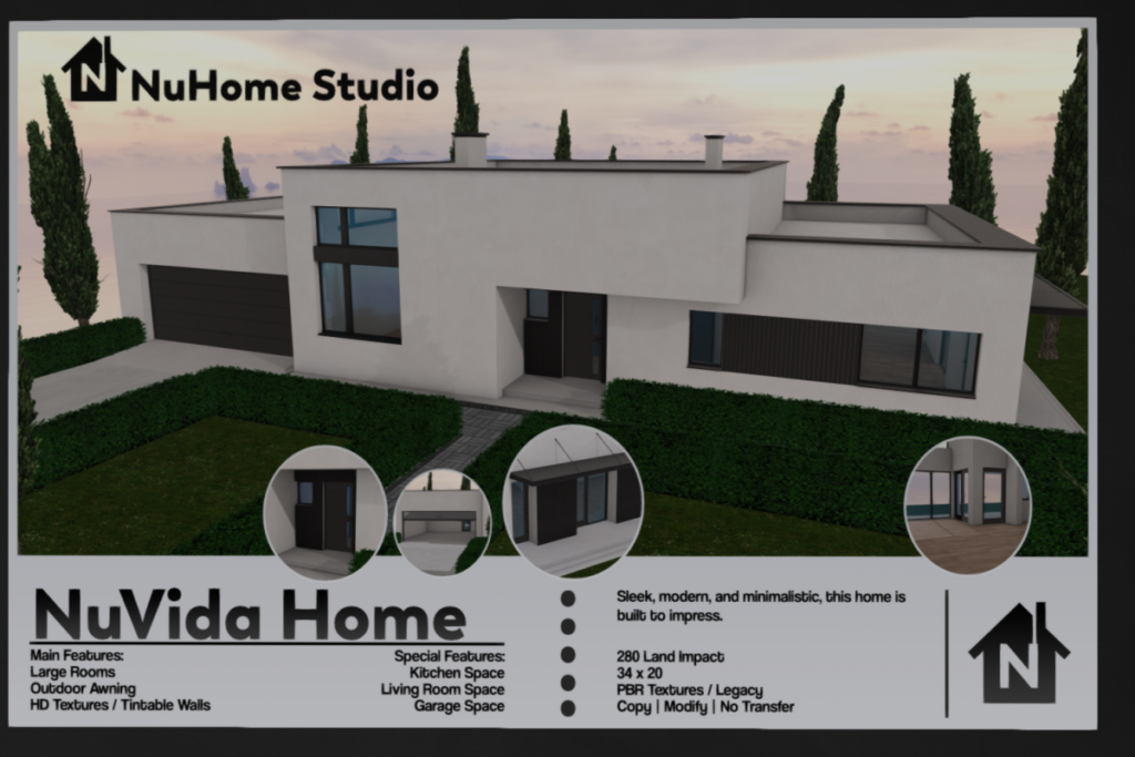 NuVida Home, L$2500