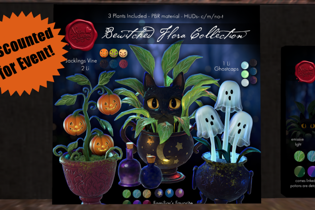 Bewitched Flora Collection, L$133 each/L$389 FP