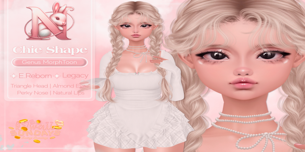 Chie Shape - Genus MorphToon/Legacy/Reborn	&lt;a href=&quot;http://maps.secondlife.com/secondlife/Dolcenotte/101/146/1769&quot; target=&quot;_blank&quot;&gt;Teleport&lt;/a&gt;