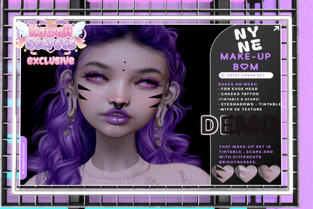 Catsy Cheek Set - EvoX, L$249