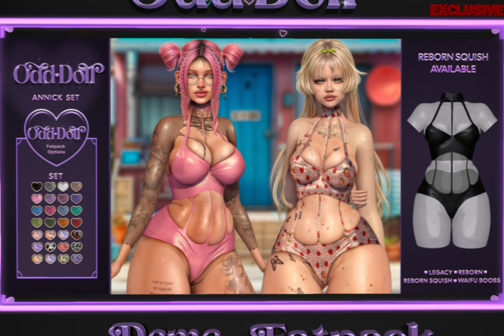 Annick Set - Legacy/Reborn/+mods, L$400 each/L$2999 FP