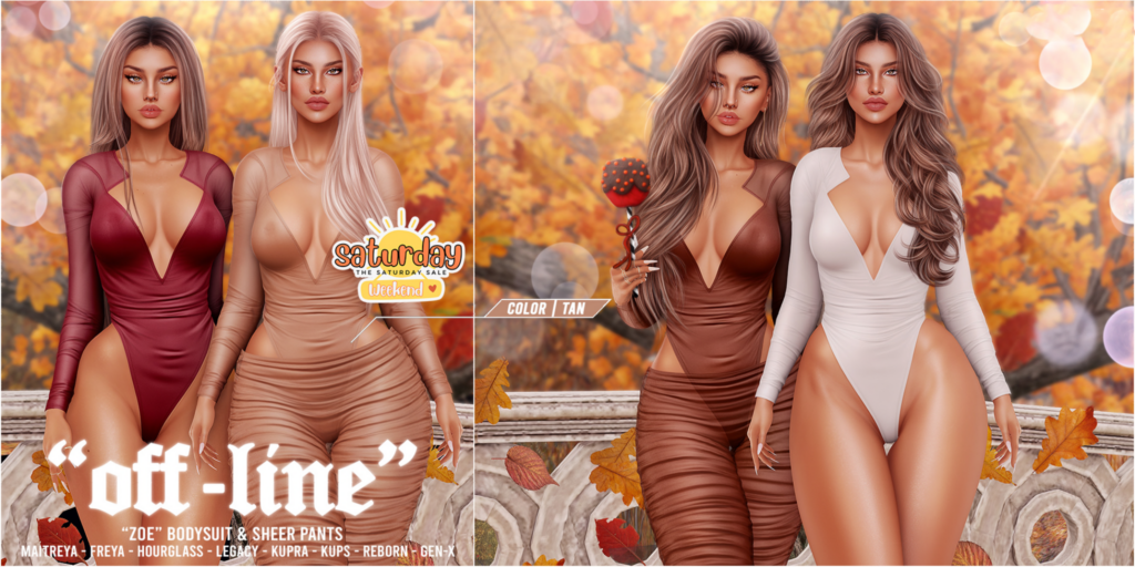 Zoe Bodysuit &amp; Pants - Freya/GenX/Hourglass/Inithium/Legacy/Maitreya/Reborn/+mods	&lt;a href=&quot;https://maps.secondlife.com/secondlife/YUNG/96/129/1050&quot; target=&quot;_blank&quot;&gt;Teleport&lt;/a&gt;