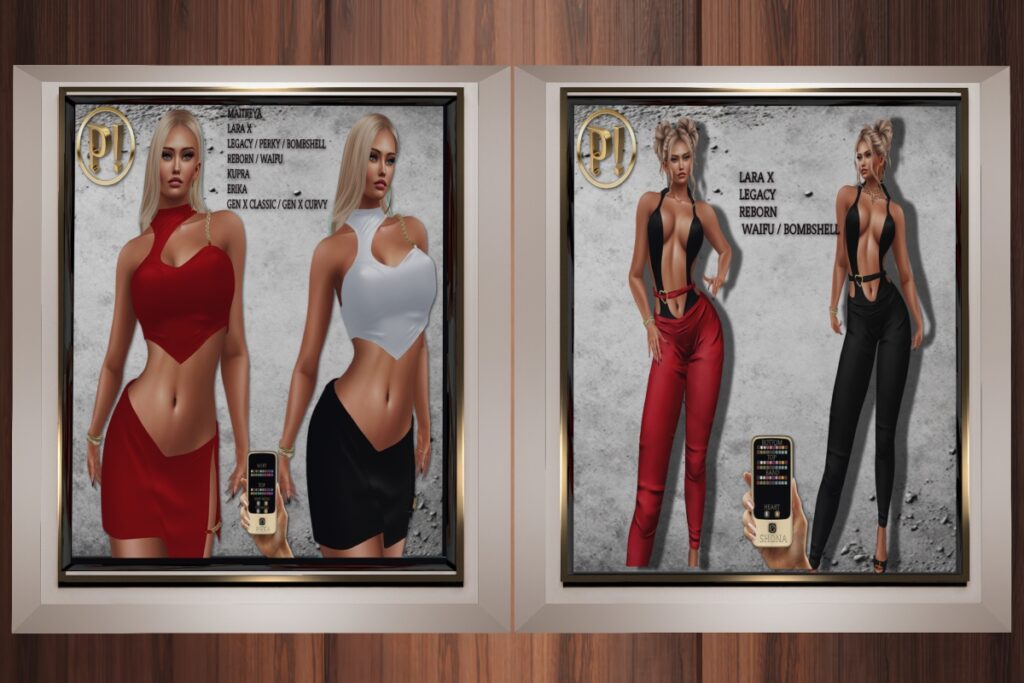 Rhea Outfit &amp; Shona Jumpsuit - see ad for fits, L$250 each FP