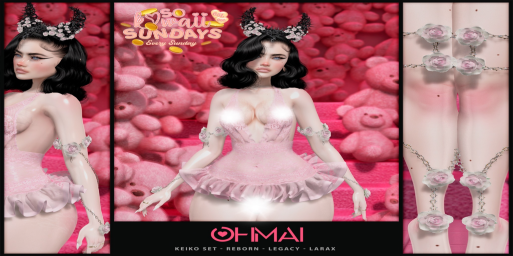 Keiko Set - Legacy/MaitreyaX/Reborn	&lt;a href=&quot;https://maps.secondlife.com/secondlife/The%20Valley/226/158/1339&quot; target=&quot;_blank&quot;&gt;Teleport&lt;/a&gt;