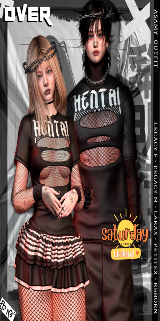 Asamy Outfit - Legacy F+M/MaitreyaX/Reborn/+mods	&lt;a href=&quot;http://maps.secondlife.com/secondlife/Silver%20City/110/223/2509&quot; target=&quot;_blank&quot;&gt;Teleport&lt;/a&gt;