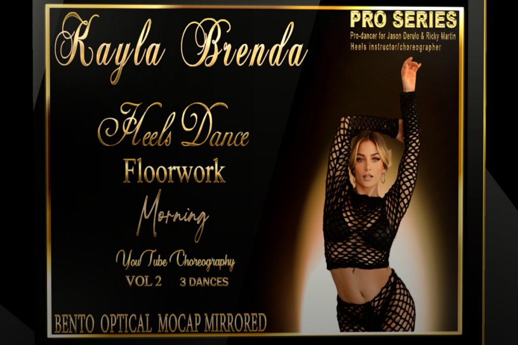 Kayla Heels Dance Floorwork Morning, L$300 each/L$810 FP