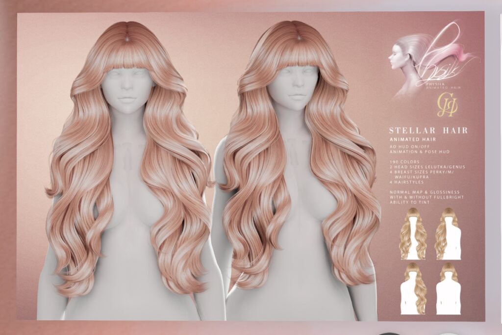 Stellar Hairstyle - EvoX/Genus/Inithium/Legacy/Reborn/+mods, L$529 FP