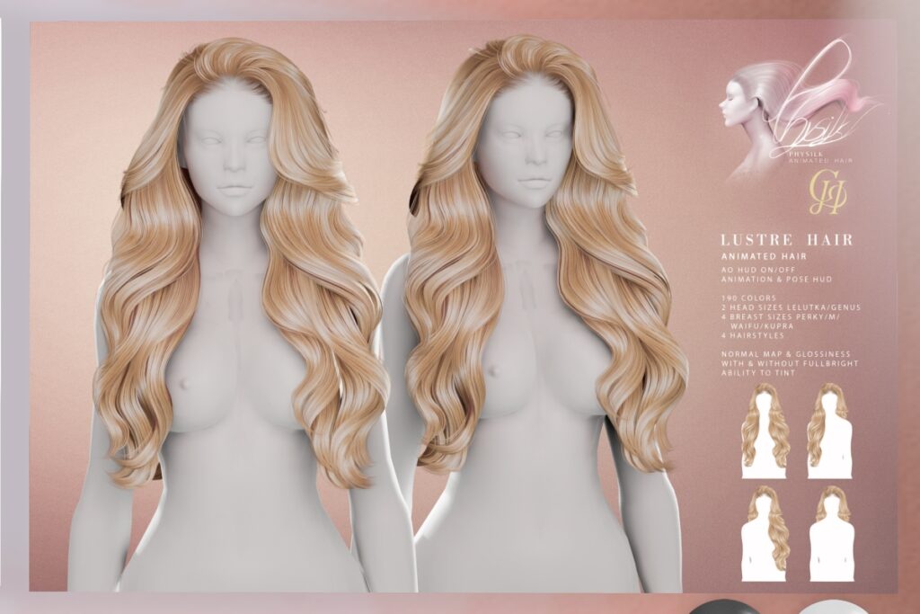 Lustre Hairstyle - EvoX/Genus/Inithium/Legacy/Reborn/+mods, L$529 FP