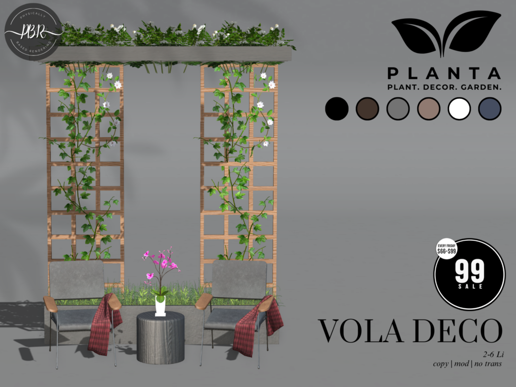 Vola Deco	&lt;a href=&quot;http://maps.secondlife.com/secondlife/Red%20Wing/10/161/22&quot; target=&quot;_blank&quot;&gt;Teleport&lt;/a&gt;
