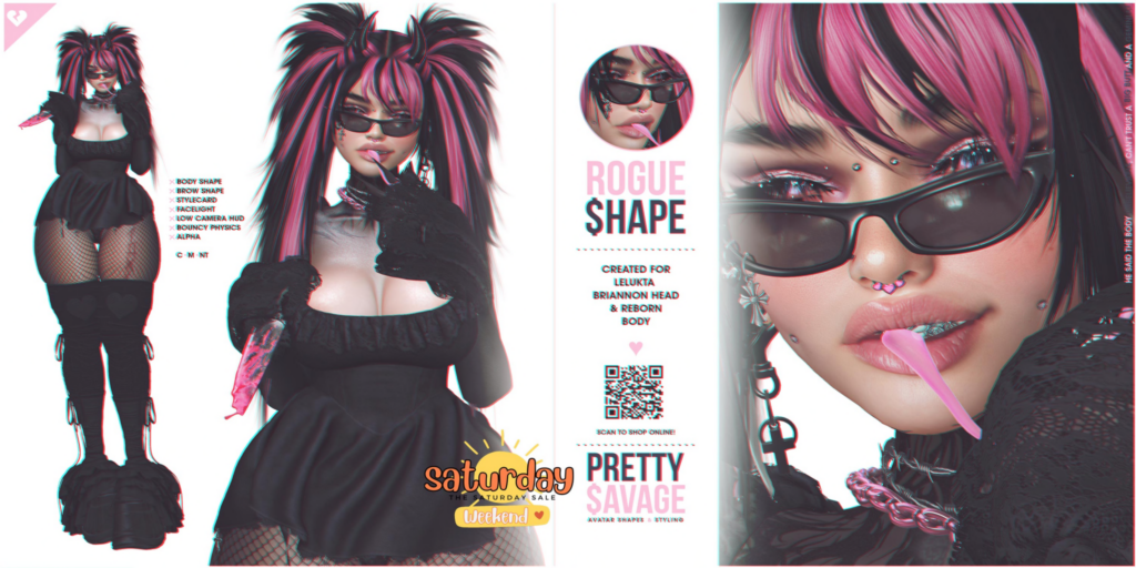 Rogue Shape - EvoX Briannon/Reborn	&lt;a href=&quot;http://maps.secondlife.com/secondlife/Slytherin/104/100/1388&quot; target=&quot;_blank&quot;&gt;Teleport&lt;/a&gt;