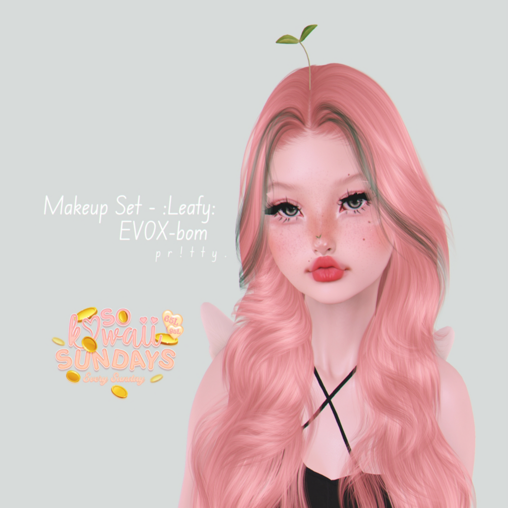 Makeup Look Leafy - EvoX | Makeup Look Leafy Brow Overlays - EvoX	&lt;a href=&quot;http://maps.secondlife.com/secondlife/ZoHa%20Islands%20E/106/141/2444&quot; target=&quot;_blank&quot;&gt;Teleport&lt;/a&gt;