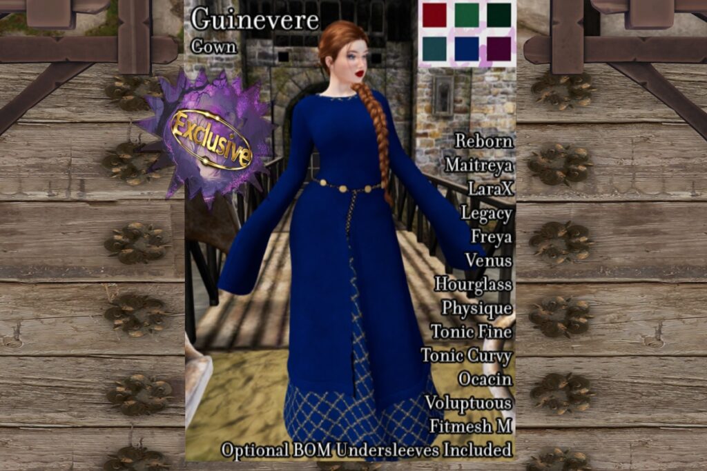 Guinevere Gown - see ad for fits, L$250 FP