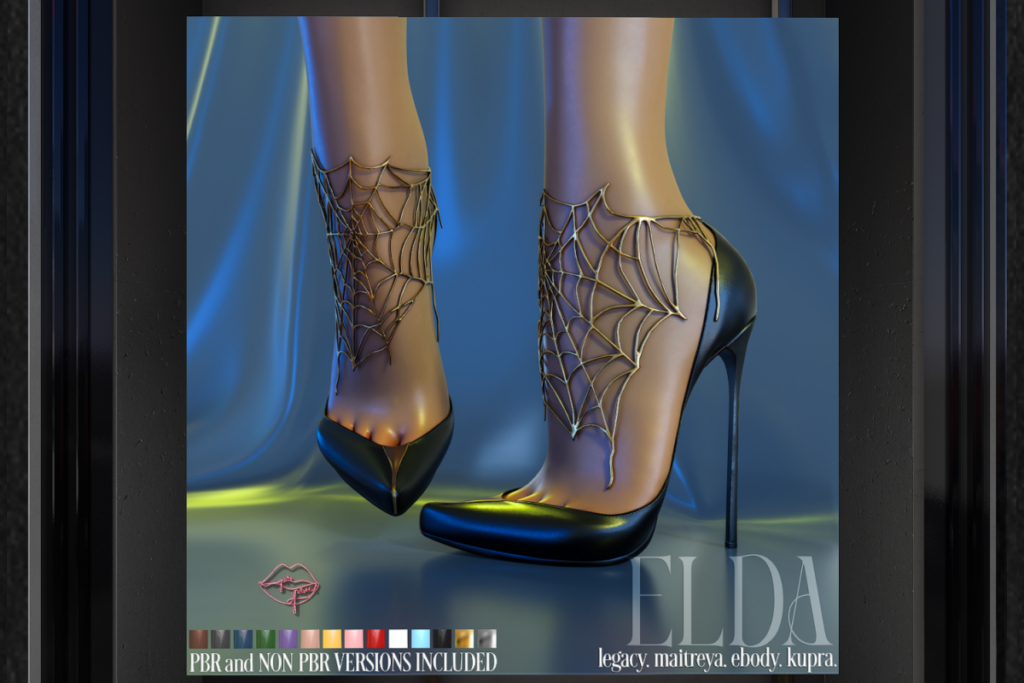 Elda Heels - Inithium/Legacy/Maitreya/Reborn, L$499