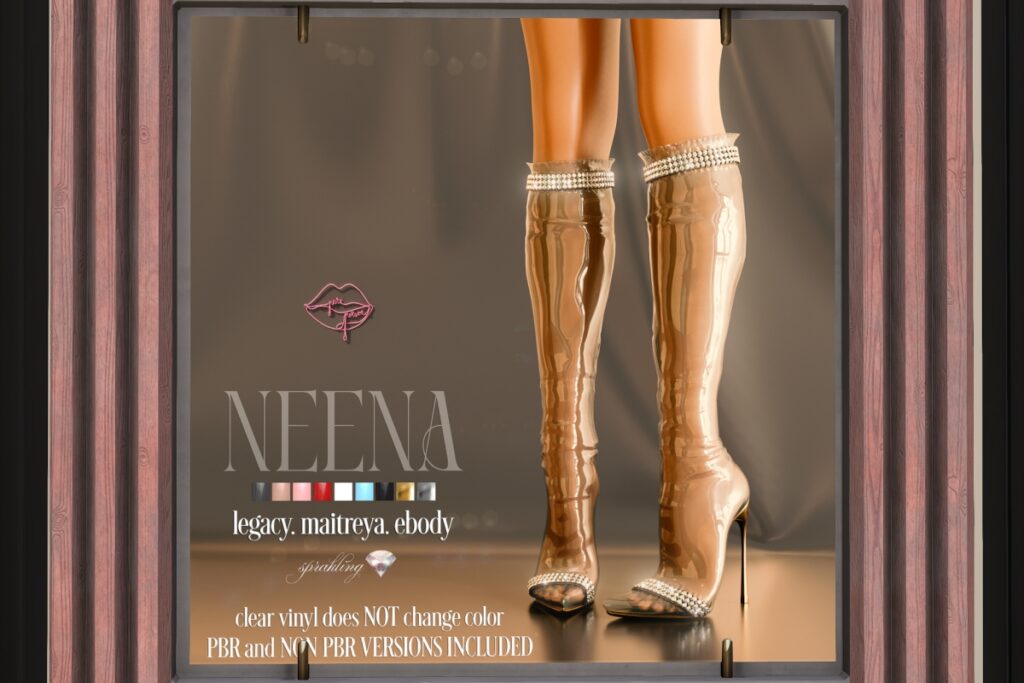 Neena Boots - Legacy/Maitreya/Reborn, L$499 FP