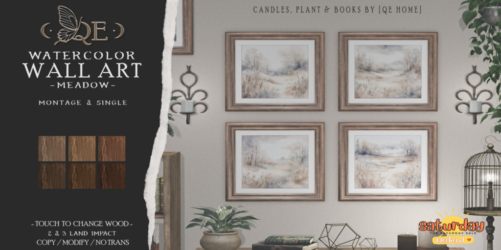Watercolor Wall Art Meadow	&lt;a href=&quot;http://maps.secondlife.com/secondlife/Elmira/68/126/26&quot; target=&quot;_blank&quot;&gt;Teleport&lt;/a&gt;