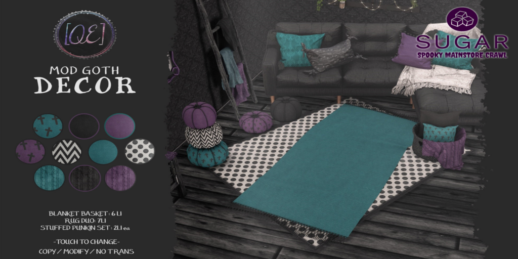 Mod Goth Decor, L$125	&lt;a href=&quot;http://maps.secondlife.com/secondlife/Elmira/68/126/26&quot; target=&quot;_blank&quot;&gt;Teleport&lt;/a&gt;