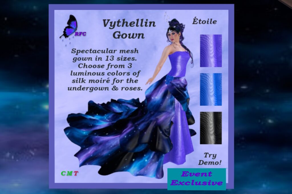 Vythellin Gown - see ad for fits, L$301 FP
