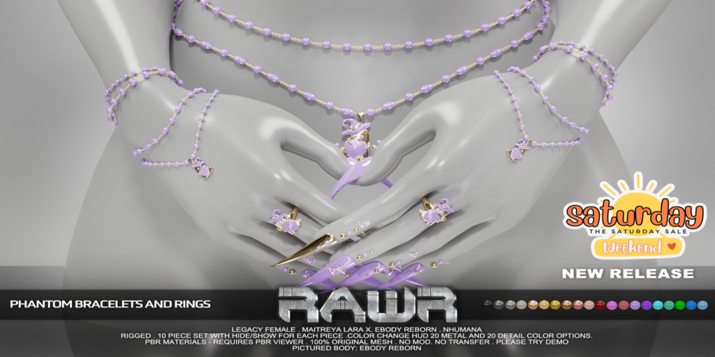 Phantom Bracelets &amp; Rings - Legacy/MaitreyaX/Nhumana/Reborn	&lt;a href=&quot;http://maps.secondlife.com/secondlife/RAWR/62/141/21&quot; target=&quot;_blank&quot;&gt;Teleport&lt;/a&gt;